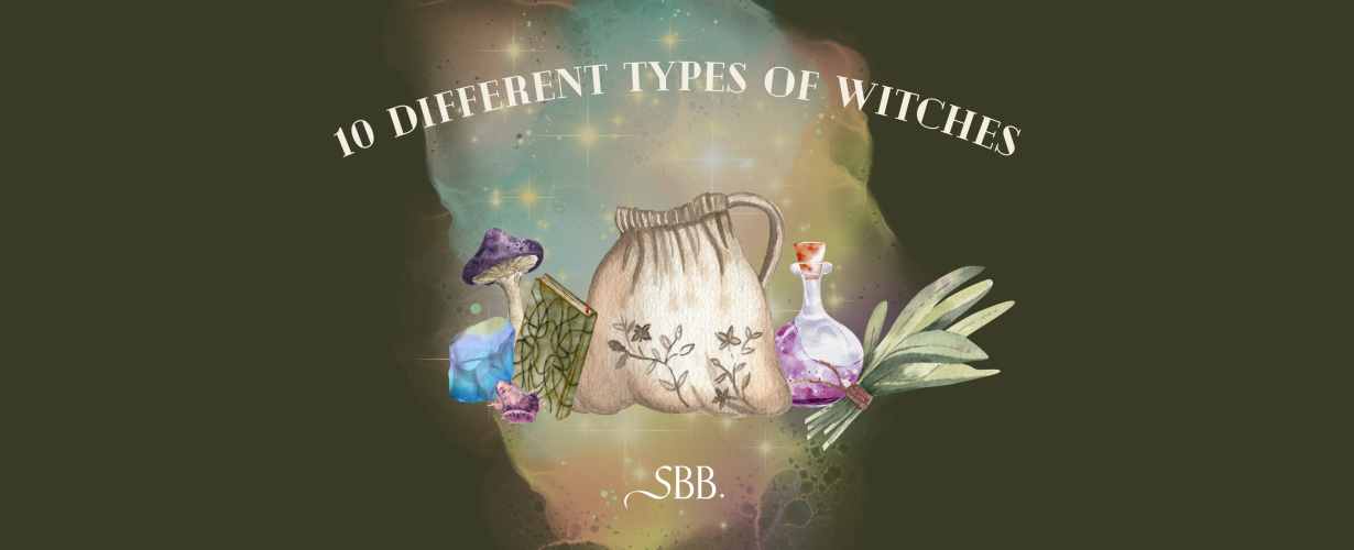 Banner Image for Blog Reading "10 Different Types of Witches to Know"