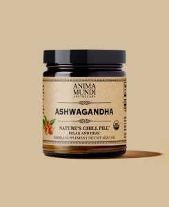 Aswhagandha from Anima Mundi Herbals - Sit, Breathe, Balance.